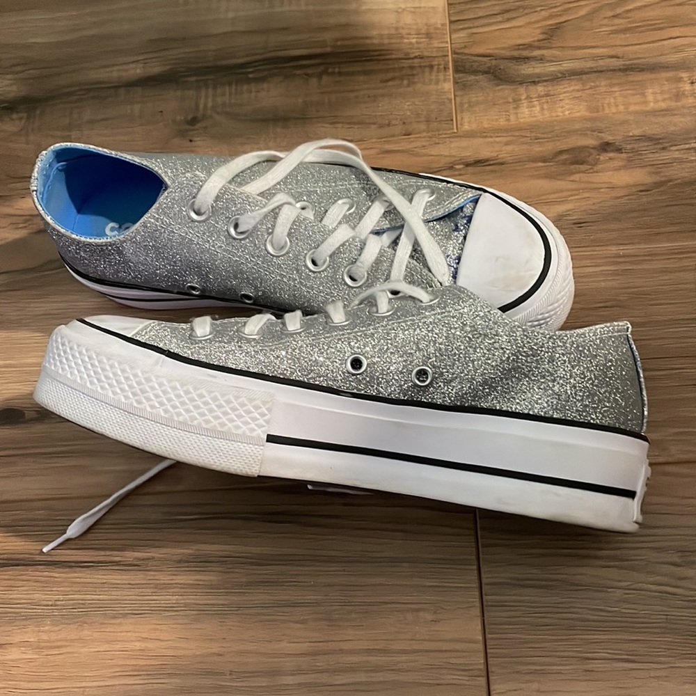 platform sparkly converse - Picture 2 of 2